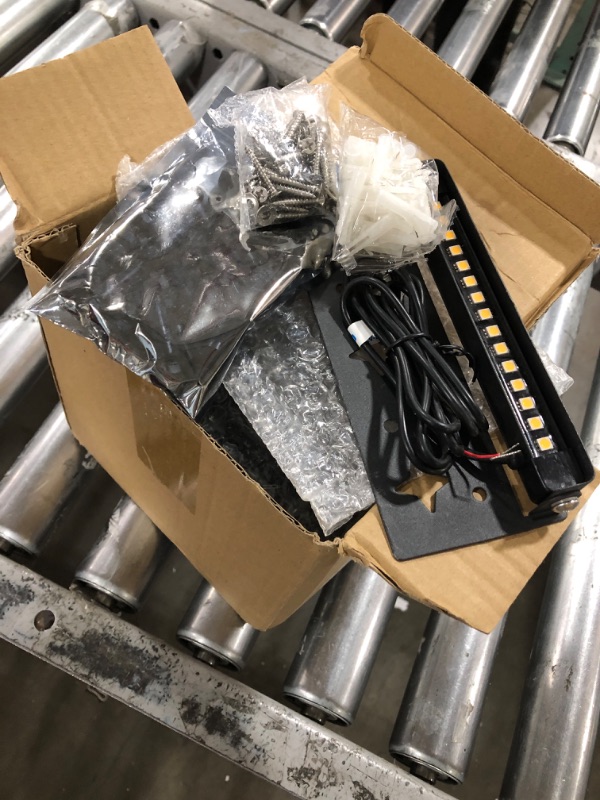 Photo 1 of DOREIO 5W Retaining Wall Lights 7 inch LED Hardscape Lighting Low Voltage Landscape Paver Lights 12V 24V Step Lights Outdoor IP68 Waterproof 3000K Soft White Stair Deck Lighting (8 Pack+ Connectors