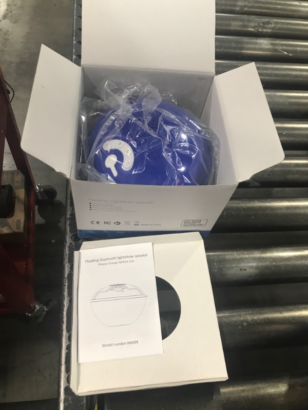 Photo 1 of Junbig Floating Pool Speaker with Lights, IP68 Waterproof Bluetooth Speakers for Pool, 10W HD Stereo Loud Sound, Built-in Mic Floating Speakers for Pool, Hot Tub, Spa and Outdoors