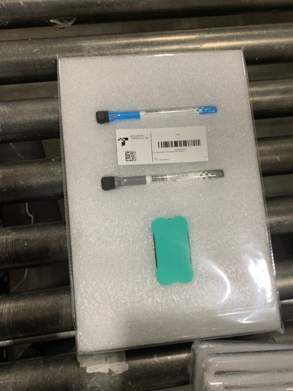 Photo 1 of Magnetic Dry Erase Board Sheet for Fridge, Magnetic White Board for Refrigerators, 12"x8" Small Magnet Whiteboard Organizer for Kitchen, Include 1 Eraser, 2 Markers, 1 Conversion Chart