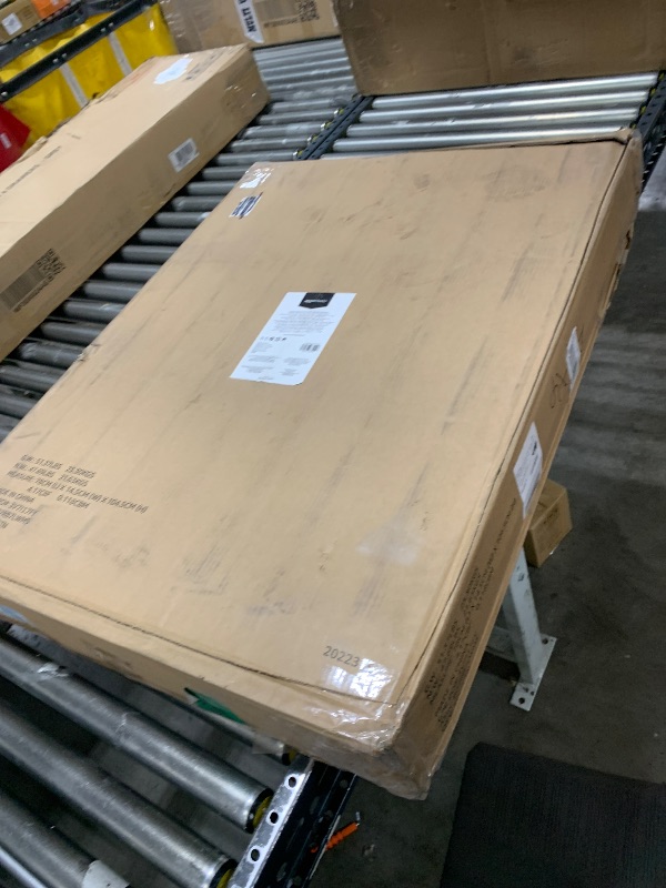 Photo 1 of Amazon Basics Bed Frame with Storage, Foldable Metal Platform, Sturdy Steel, No Box Spring Needed, 18 Inches High