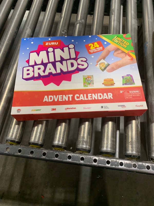Photo 1 of Mini Brands Advent Calendar 2024 by ZURU Mini Brands Limited Edition Advent Calendar, Includes Mini Brands, Mini Toys & Foodie Mini Brands, Mystery Collectibles Toys Comes with 24 Minis