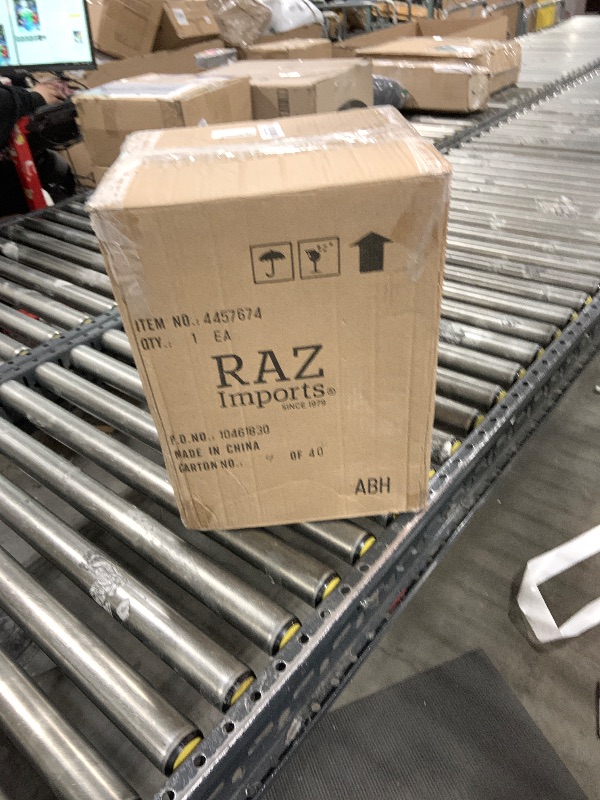 Photo 1 of One Holiday Way 13.25-Inch Lighted Pastel Pink Gingerbread House - Decorative Light Up Faux Victorian Christmas Village House Tabletop Decoration w/Timer Xmas Home Decor