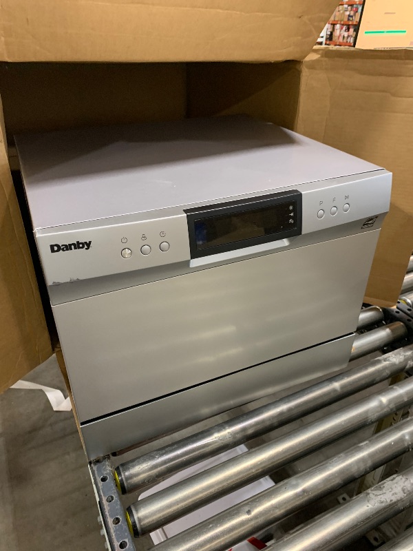 Photo 1 of Danby DDW631SDB Countertop Dishwasher with 6 place Settings and Silverware Basket, LED Display, Energy Star