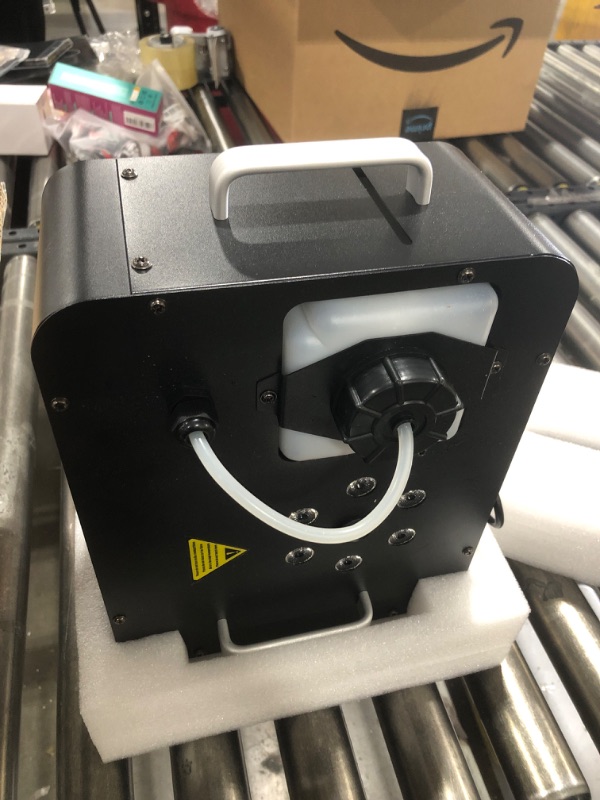 Photo 1 of Vertical Fog Machine 1000W with 6 LED Lights and Wireless Remote Control for Stage Halloween Wedding DJ Parties