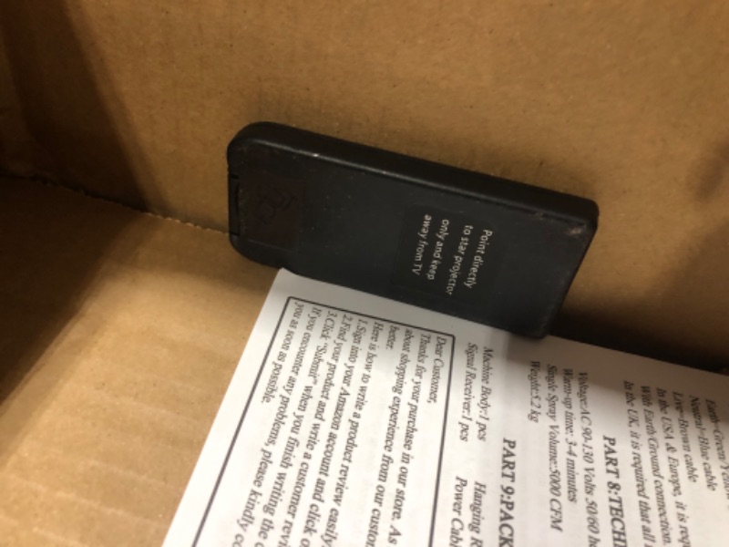 Photo 1 of Vertical Fog Machine 1000W with 6 LED Lights and Wireless Remote Control for Stage Halloween Wedding DJ Parties