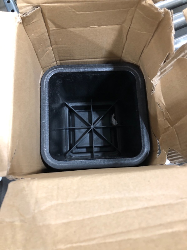 Photo 1 of SONGMICS Bed Risers, 4-Pack Furniture Risers, Heavy Duty Bed Lifts in Heights of 3, 5 or 8 Inches, Lifts up to 1300 lb, Stackable Risers for Sofa, Table Legs Extenders, Black UCDG001B01