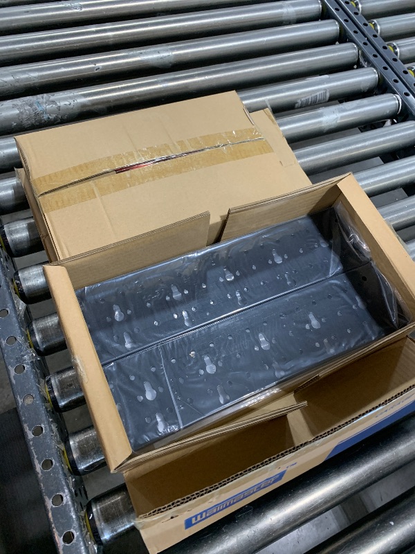 Photo 1 of Wallmaster Wall Mount Garage Organizer Tool Storage Rack, Heavy Duty Folding Chair Hangers with 8 Adjustable Hooks, 48-inch Tracks