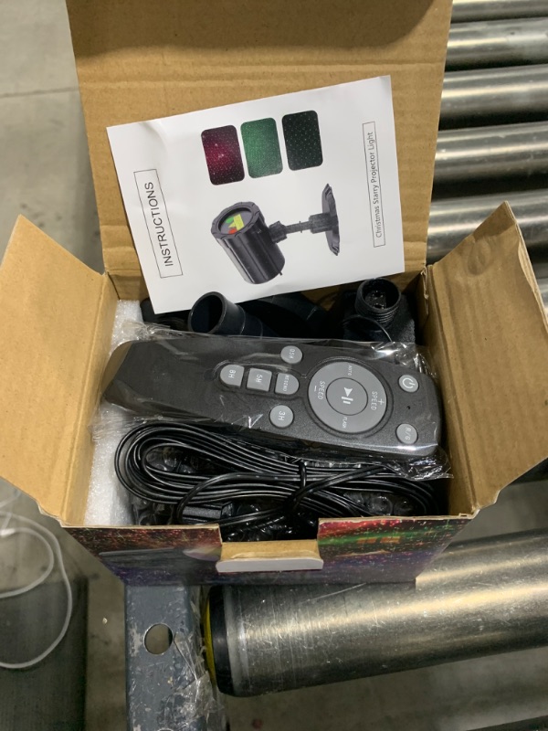 Photo 1 of Christmas Projector Lights Outdoor, BLOFUN Red and Green Starlight Projection Light, 3 Modes with Remote Control, Halloween, Christmas, Party, New Year Decoration Waterproof and Frostproof