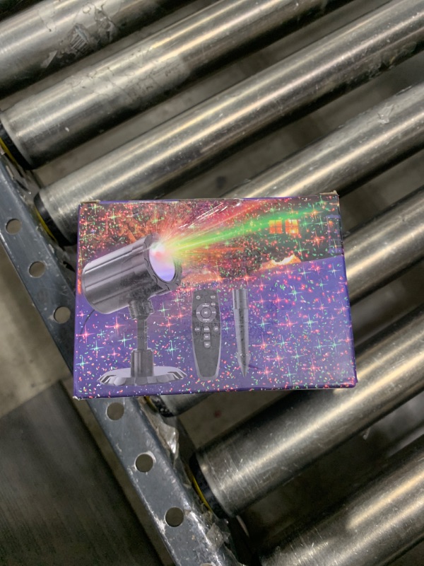 Photo 1 of Christmas Projector Lights Outdoor, BLOFUN Red and Green Starlight Projection Light, 3 Modes with Remote Control, Halloween, Christmas, Party, New Year Decoration Waterproof and Frostproof