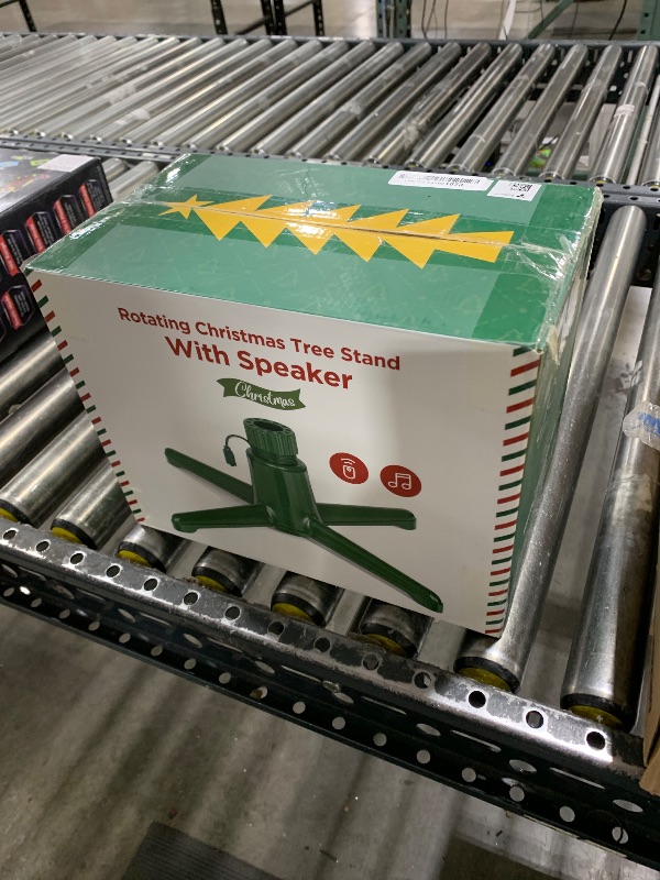 Photo 1 of Musical Rotating Christmas Tree Stand?Patent Pending?, Anti-tilt Noiseless, Up to 9ft 120 lb Artificial Christmas Tree