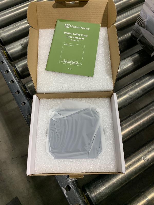 Photo 1 of Rechargeable Mini Coffee Scale with Timer, Maestri House Espresso Scale, 2kg/0.1g Accurate Scale for Espresso and Pour-Over Coffee, Portable Digital Kitchen Scale with Automatic Timing?Black&Silver?