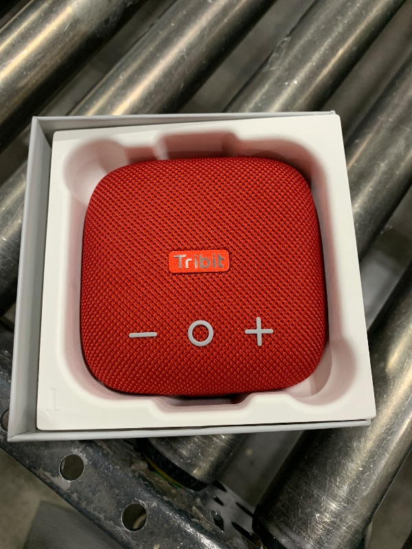 Photo 1 of Tribit StormBox Micro 2 Portable Bluetooth Speaker, Bluetooth 5.3 Speakers with XBass, IP67 Waterproof, 12H Playtime Long Battery Powerbank for Outdoor Camping Biking (Red)