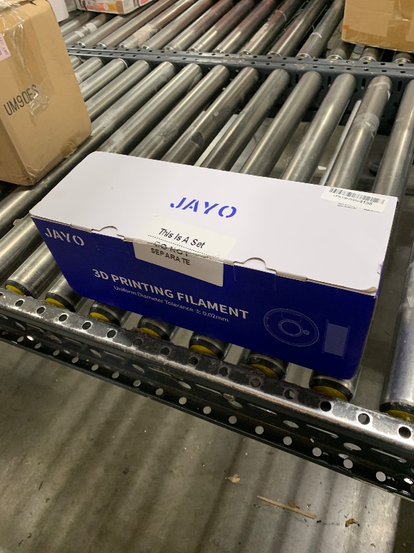 Photo 1 of JAYO 3D Printer Filament Bundle, Dual Color Silk Filament Bundle Multicolor, Triple Color PLA Silk Filament, 250g Spool, 8 Rolls, 2kg in Total