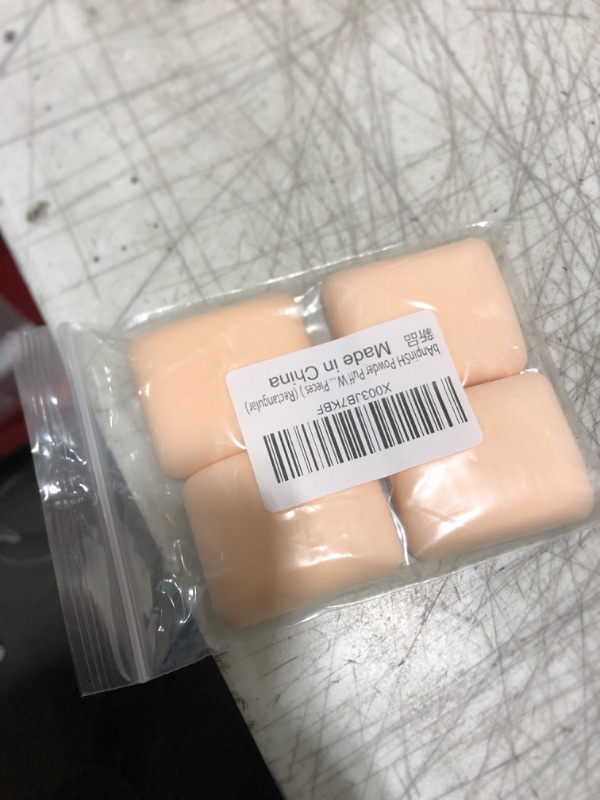 Photo 1 of bAnpinSH Powder Puff Wet Dry Makeup Tool Triangle Makeup Puff,for Liquid Foundation,Powder,Cream Concealer,Dry & Wet Use Air Cushion Puff (4 Pieces) (Rectangular)