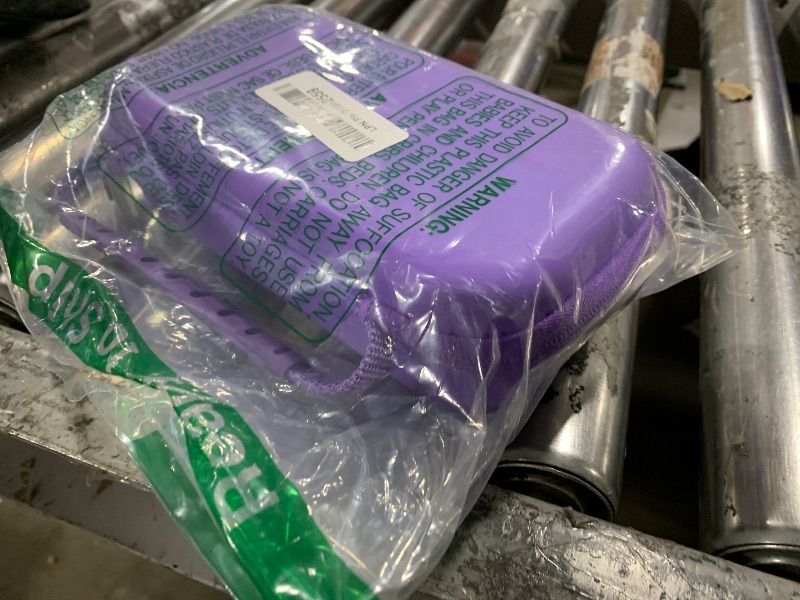 Photo 1 of Elonbo Carrying Case ?for Asthma Inhaler, Inhaler Spacer for Kids and Adults, Masks, Inhaler Holder Asthma Travel Organize Bag, Pocket Fits Allergy Meds, Ventolin Inhaler, Purple (Case Only)