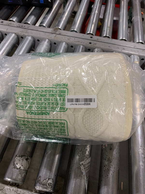 Photo 1 of Yoochee Knitted Christmas Tree Collar,36'' Extra Large Tree Stand Base Cover for Artificial Trees - Xmas Tree Ring Skirt - Cream White Rustic Farmhouse Tree Skirt Alternative for 7.5 ft 9 ft 12ft Tree