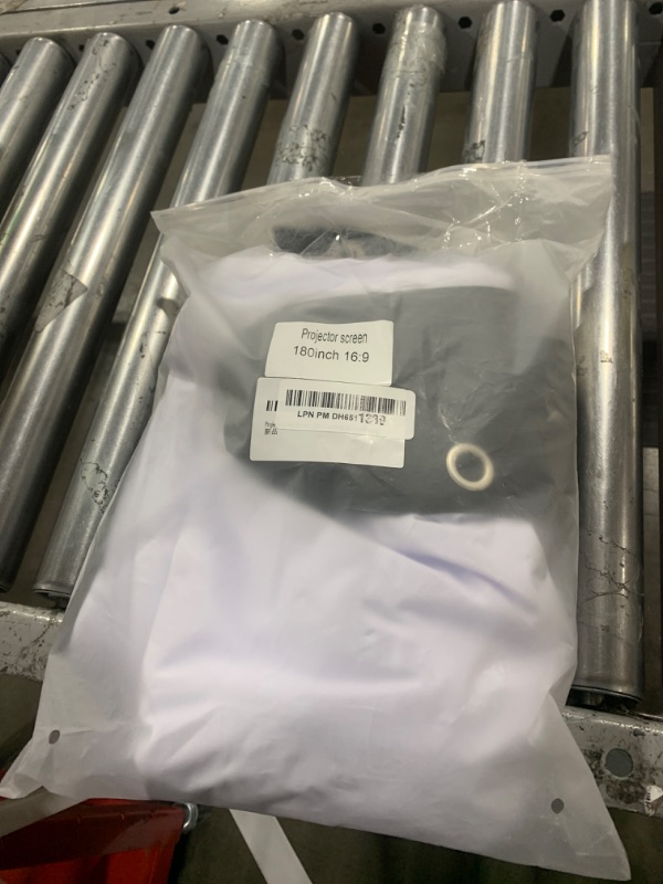 Photo 1 of Projector Screen 180 inch, XINLEMY Large 4K HD 16:9 Foldable Portable Projection Cinema Screen Washable Double-Sided Video Projector Screen Suitable for Backyard Partying