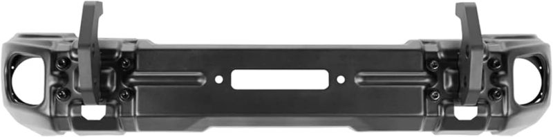 Photo 1 of Rugged Ridge Arcus Bumper, Front | Stubby, 11-Gauge Steel, Satin Black | 11549.04 | Fits 2018-2024 Jeep Wrangler JL; 2020-2024 Jeep Gladiator JT