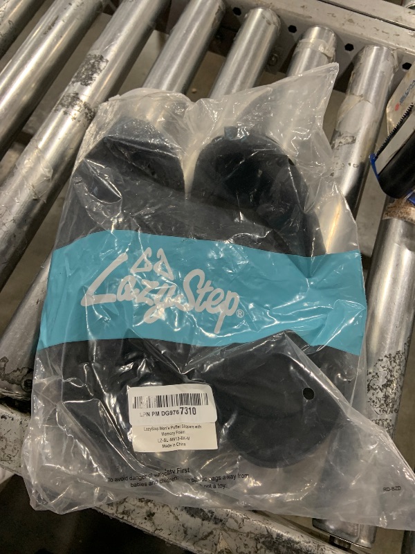 Photo 1 of LazyStep Men's Noah Loafer Slippers with Comfort Memory Foam, Slip on Indoor Outdoor Nylon House Shoes with Non-Slip Sole(2024 Black,Size 9-10)