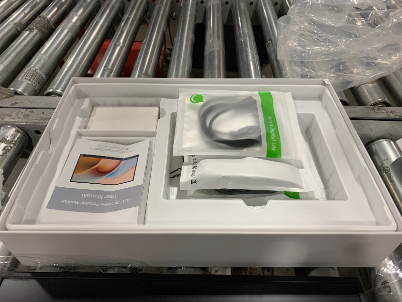 Photo 1 of UPERFECT Portable Monitor 2K 144Hz 16.1" Portable Gaming Monitor for Laptop 2560x1440P QHD FreeSync HDR Ultra Slim Travel Monitor External Second Screen for PC Phone Game Console with Cover Stand