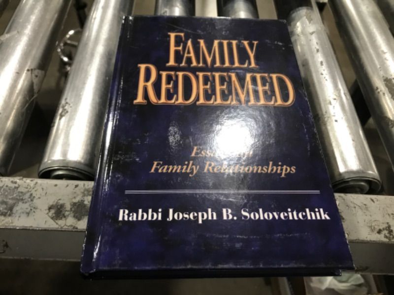 Photo 2 of Family Redeemed: Essays on Family Relationships (Meotzar HoRav, 1)