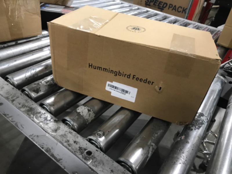 Photo 1 of Muse Garden Solar Powered Hummingbird Feeder, 23oz Solar Lights Outdoor Garden Decor Ant and Bee Proof, Hand Blown Glass Lantern Gifts for Women Mom Birthday Unique, Multicolor