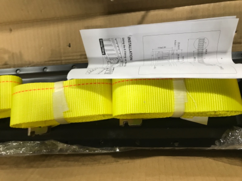 Photo 1 of Trekassy E Track Rails Tie-Down Kit - 12 Pieces: 4 Pack 5ft Etrack Rails & 8 Enclosed Trailer Accessories for Trucks, Vans, Garages, Trailers Tie Down System