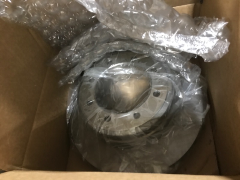 Photo 1 of TRQ Rear Brake Pad & Rotor Kit Brake Caliper Brake Pads Brake Rotor Ceramic Compatible with 2005-2007 Ford F-350 Super Duty 2011-2012 F-450 Super Duty