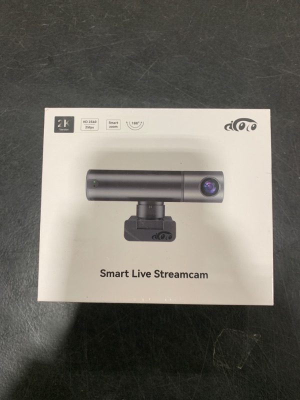 Photo 2 of aicoco Webcam, 2K Web cam with Intelligent Sensor, AI Auto Tracking, Gesture Control, 2X Zoom, Noise-Canceling Microphones, No App, Computer Camera for YouTube Gaming Conference Teaching Streaming