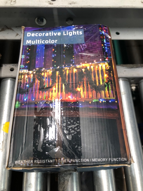 Photo 1 of 1500 LED 492FT Christmas Lights Outdoors, Green Wire LED String Lights with Timer Memory, Christmas Tree Lights for Indoor Outdoor Christmas Decorations Party Xmas Wedding Garden Patio (Multicolor)