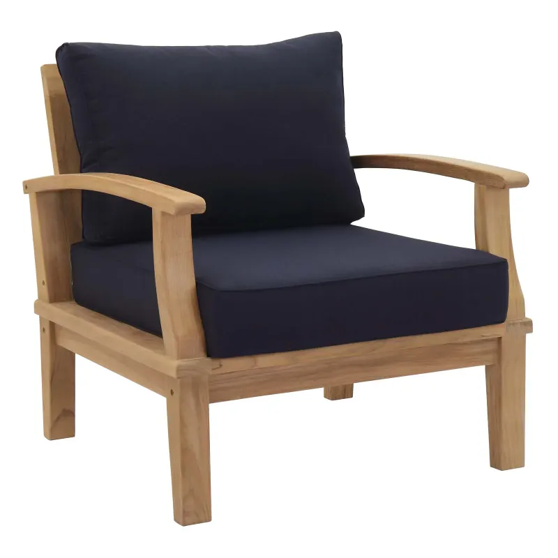 Photo 1 of **NO CUSHIONS**
Modway Marina Outdoor Patio Teak Armchair, Multiple Colors