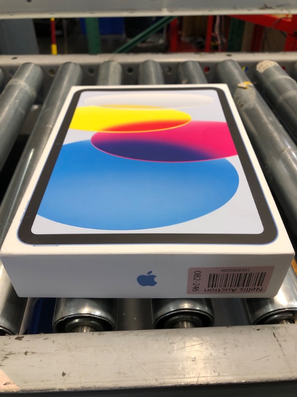 Photo 1 of **PREVIOUSLY OPENED**
Apple iPad (10th Generation): with A14 Bionic chip, 10.9-inch Liquid Retina Display, 64GB, Wi-Fi 6 + 5G Cellular, Blue