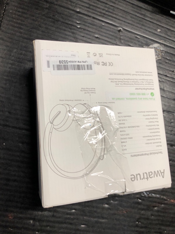 Photo 2 of ***(MISSING PARTS/ SEE NOTES) ***
awatrue Wireless Headset, Bluetooth Headset with AI Noise Cancelling Microphone & Charging Base, 2.4GHz Wireless Headphones with USB Dongle for PC/Computer/Laptop/Remote Work/Call Center/Zoom