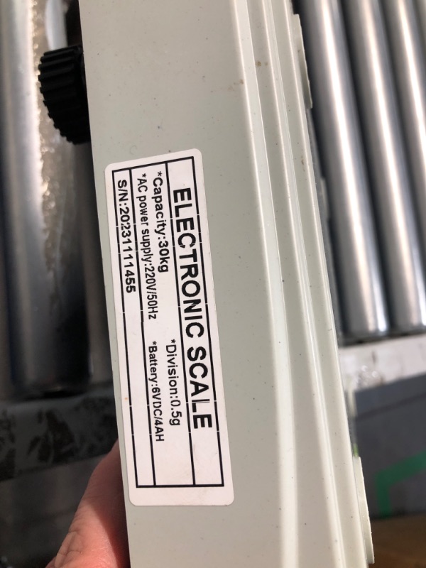 Photo 3 of **NON-REFUNDABLE, PARTS ONLY, NON FUNCTIONAL, MISSING TRAY AND POWER CORD***
MEIYA Industrial Counting Scale Electronic Gram Scale, Digital Scale for Parts and Coins kg/g/lb, Industrial Parts Coins Piece Counting Scale 30kg/66lb