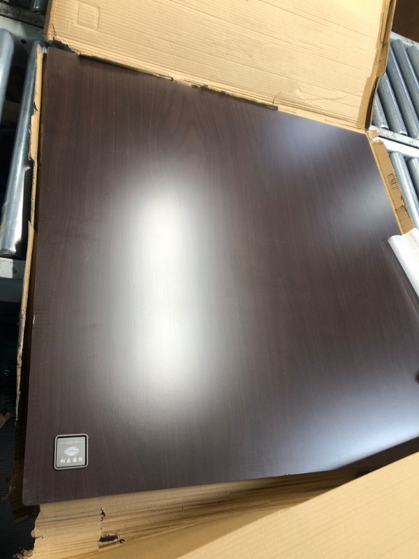 Photo 1 of **SCRAPE ON TOP**
Flash Furniture Glenbrook 24'' Square Table Top  Mahogany Laminate Top