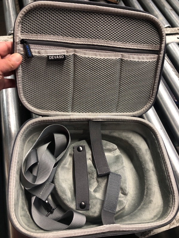 Photo 3 of **DAMAGED, SMALL STRAP BROKE INSIDE***
AIJUNCT Carrying Case for Quest 3 Case Compitable with Meta Quest 3 Elite Strap, Oculus Quest 3 Battery Strap, VR Headset Cover Bag for Quest 3 Controller Grips, Adapter, Cable Accessories