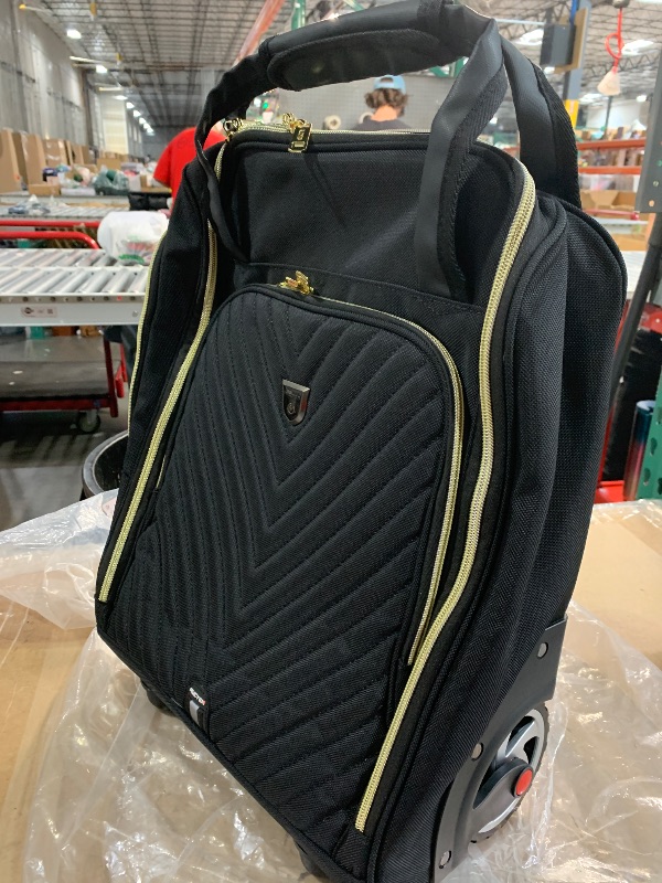 Photo 1 of (please see all images) RUCYEN Carry-On Underseat Luggage with Wheels,18 inch Carry-on Luggage for Airlines,Underseat Lightweight Suitcase for Women 