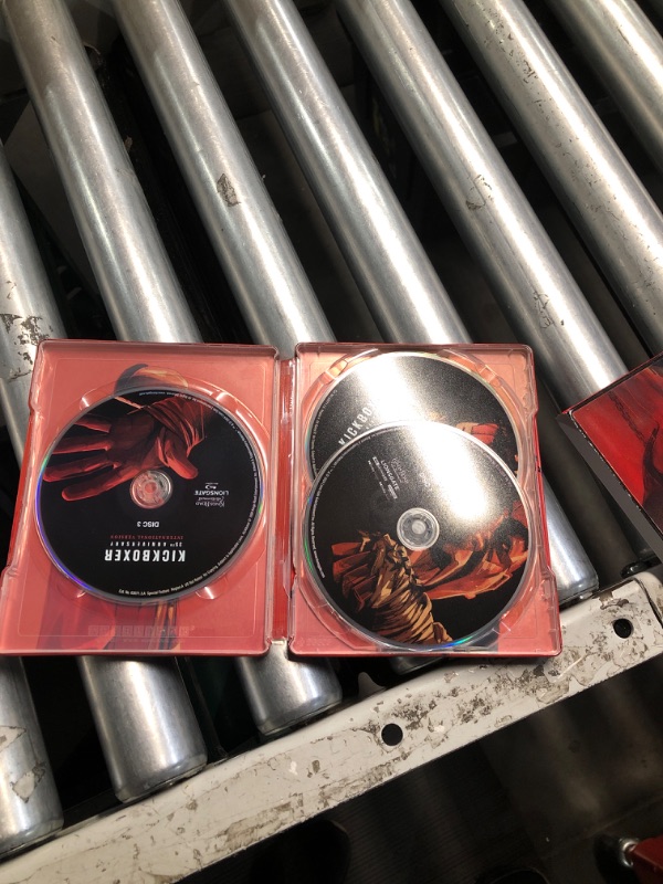 Photo 1 of **CASE IS DAMAGED**
Kickboxer 4K + Bluray + Digital Amazon Steelbook [Blu-ray]