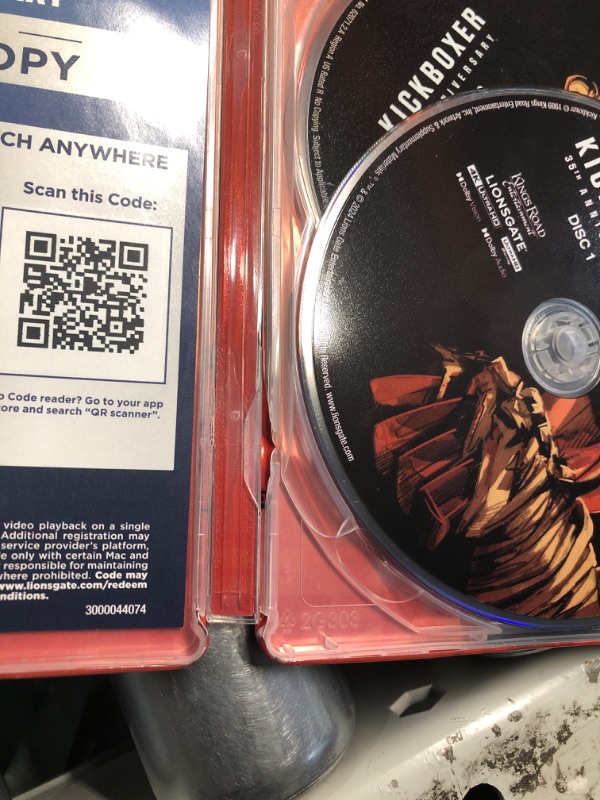 Photo 1 of **CASE IS DAMAGED**
Kickboxer 4K + Bluray + Digital Amazon Steelbook [Blu-ray]