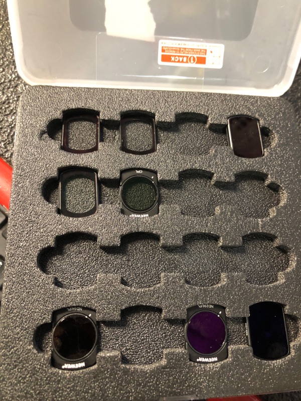 Photo 1 of **MISSING 8 PIECES**
K&F Concept ND, ND/PL, Effect Filter for DJI Osmo Pocket 3, 16Pack Black Diffusion 1/4 1/8 UV CPL ND32/PL ND16/PL ND8/PL ND64/PL ND8 ND16 ND32 ND64 ND128 ND256 ND1000, Light Pullution Reduction Filter