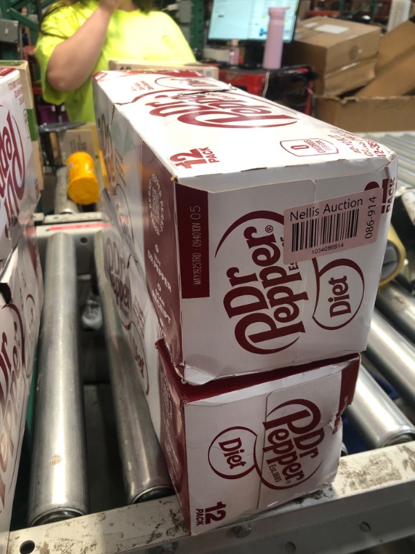 Photo 1 of ***NON REFUNDABLE****2 COUNT* Diet Dr Pepper Soda, 12 fl oz cans, 12 pack (EXP 05/19/25) 