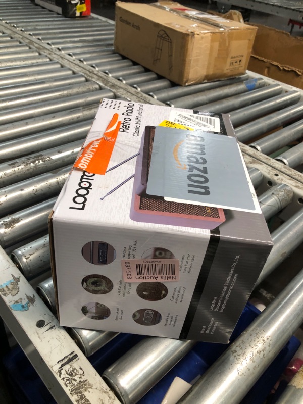 Photo 1 of LoopTone USB SD Multifunction AM FM Vintage Radio with Bluetooth Speaker,Retro Wood Table Radio for Kitchen Living Room with Rotary Knob Brown