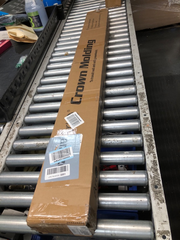 Photo 1 of Art3d Ceiling Crown Molding Trim 10-Pack, High Impact Polystyrene Decorative Ceiling Moulding - Installed with Glue - 47 Ft in Total Length, White