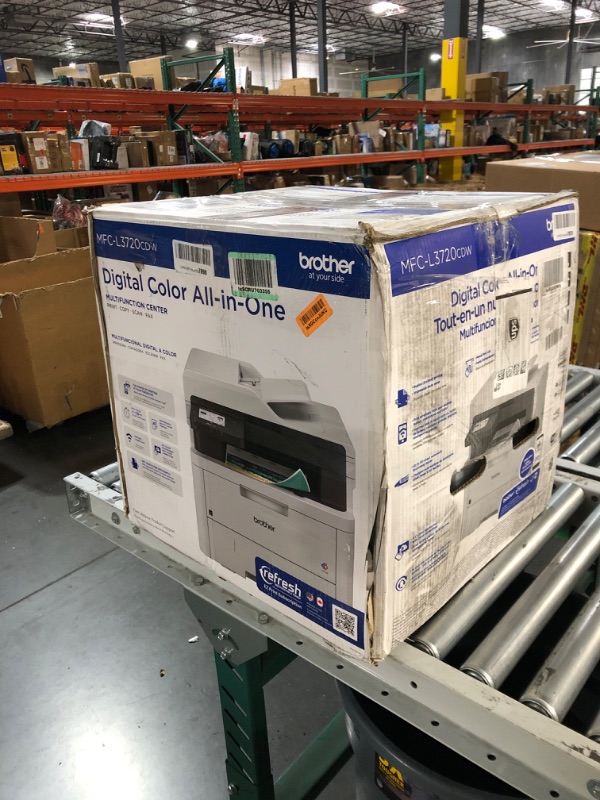 Photo 1 of Brother MFC-L3720CDW Wireless Digital Color All-in-One Printer with Laser Quality Output, Copy, Scan, Fax, Duplex, Mobile Includes 4 Month Refresh Subscription Trial ¹ Amazon Dash Replenishment Ready