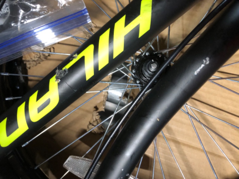 Photo 7 of **DAMAGE** HH HILAND 20 Inch Kids' Bicycles Mountain Bike for Boys, Girls 5+ Years Old, Single Speed Kids Bicycles with Dual Handbrakes, Child Bike Black *Handel bar broken, may be replaceable*