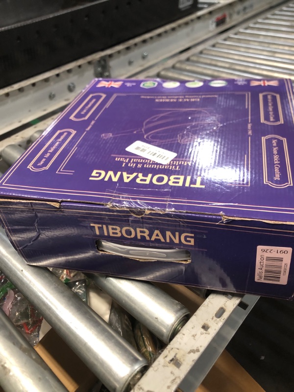 Photo 1 of Tiborang 8 in 1 Frying Pans Nonstick,11" Frying Pan Skillet with Lid,Steamer for Cooking,All in One Pan Cookware for All Stoves,Woks & Stir-Fry Pans Nonstick,Saute Pan PFAS-Free/PFOA-Free(White)