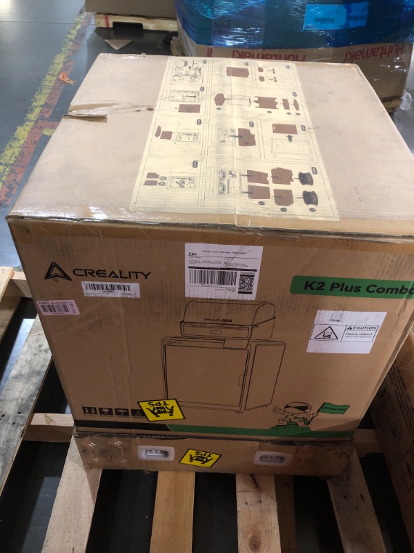 Photo 1 of Creality K2 Plus Combo 3D Printer, Multi Color Printing with New CFS, Max 600mm/s Printing Speed, Full-auto Leveling, Next-Gen Direct Drive Extruder, Dual Al Camera, Build Volume 350 * 350 * 350mm