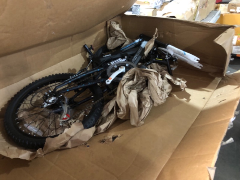 Photo 1 of ***DAMAGED - FRONT FORKS BENT - CAN'T ATTACH FRONT WHEEL - NUMEROUS PARTS MISSING - SEE PICTURES***
Dynacraft Air Zone Aftershock 20" Mountain Bike – Rugged and Durable Design, Perfect for Kids Learning to Ride, Sturdy and Easy to Assemble, Ideal for Youn