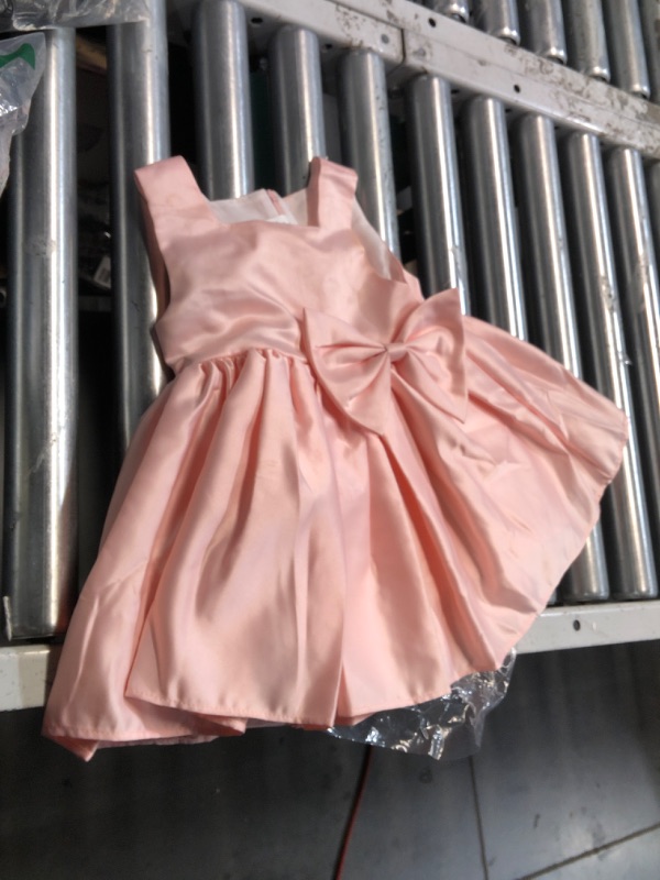 Photo 2 of (BAGGED) 6M-8T Baby Girl Big Bowknot Birthday Pageant Dress Toddler Party Tutu Gown Baptism Dresses Pink 70