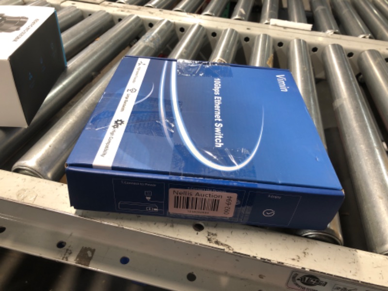 Photo 1 of 5-Port 10G Switch Unmanaged, VIMIN 10Gbe Network Switch with Base-T RJ45 Ports Support 100M/1000M/2.5G/5G/10G Speed Auto-Negotiation, for 10G NAS Network,PC,10G NIC, WiFi7 Router,Plug & Play